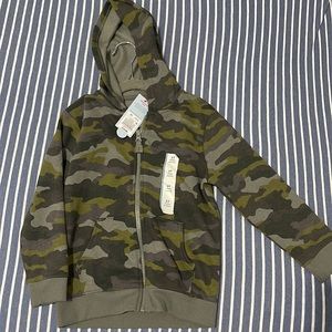 Cat & Jack Camo Zip Up Hoodie
